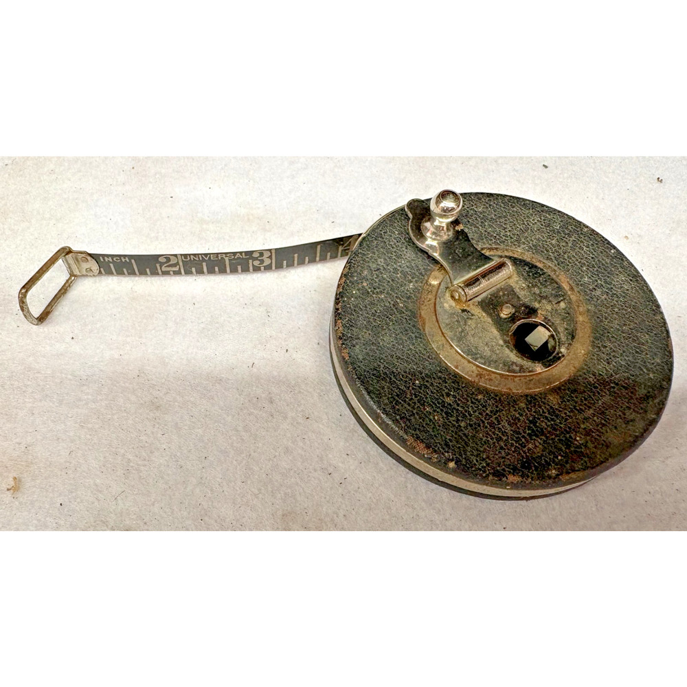 Lufkin No. 543 Vintage 50ft Universal Steel Tape Measure Saginaw Michigan